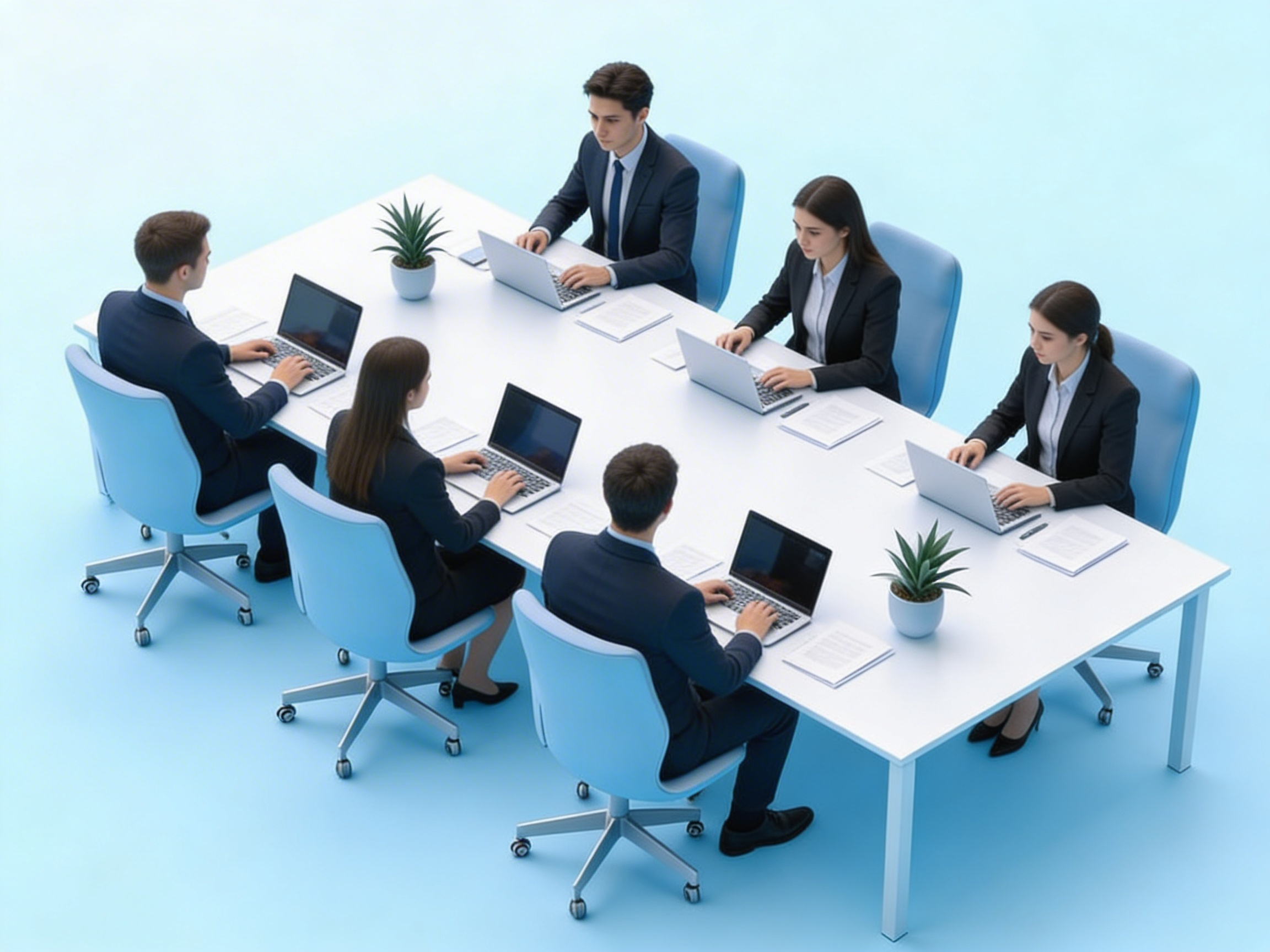 Team working together